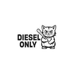 Diesel Fuel Cap Warning Sticker