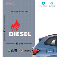 Professional-Grade Diesel Tank Decal