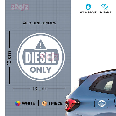 Diesel Indicator Sticker for Cars & Bikes – Rhino Industries