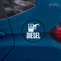 Diesel Tank Caution Notice Decal