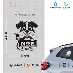 Essential Diesel Sticker for Fuel Tanks