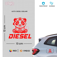 Diesel Only Vinyl Decal for Cars & Trucks