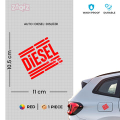 Diesel Fuel Marker Decal