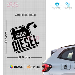 Effortless Diesel Label for Tanks