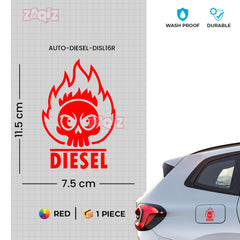Minimalist Diesel Tank Use Marker