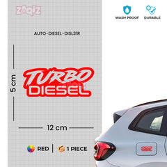 Weatherproof Diesel Tag for Fuel Caps