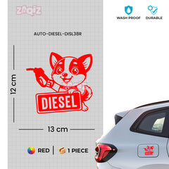 Diesel Tag for Car and Bike Tanks