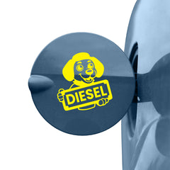 Clear Diesel Use Sticker for Vehicles