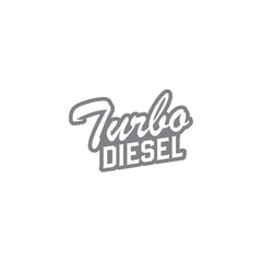 Minimal Design Diesel Tank Label Decal