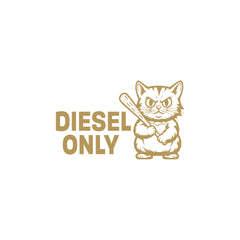 Diesel Fuel Cap Warning Sticker