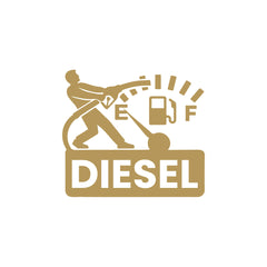 Weatherproof Diesel Decal for Safety
