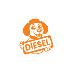 Clear Diesel Use Sticker for Vehicles