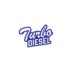 Minimal Design Diesel Tank Label Decal