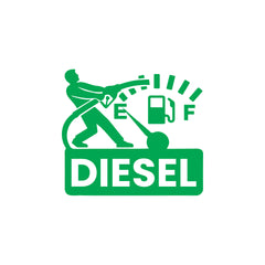 Weatherproof Diesel Decal for Safety
