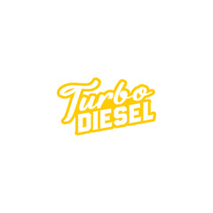 Bold Design Diesel Fuel Notice Sticker