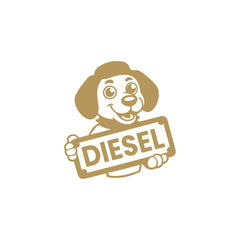 Clear Diesel Use Sticker for Vehicles