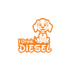 Clear Diesel Label for Car