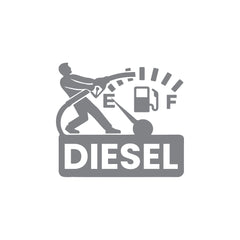 Weatherproof Diesel Decal for Safety