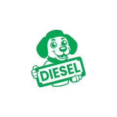 Clear Diesel Use Sticker for Vehicles