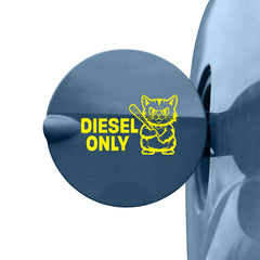 Diesel Fuel Cap Warning Sticker
