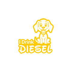 Clear Diesel Label for Car