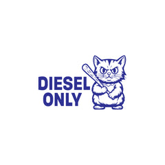 Diesel Fuel Cap Warning Sticker