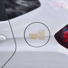 Diesel Fuel Cap Warning Sticker