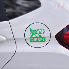 Weatherproof Diesel Decal for Safety
