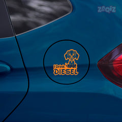 Clear Diesel Label for Car
