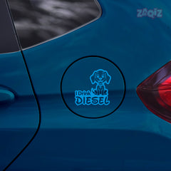 Clear Diesel Label for Car