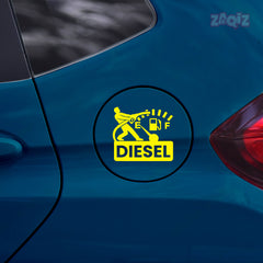 Weatherproof Diesel Decal for Safety