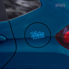 Bold Design Diesel Fuel Notice Sticker