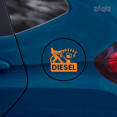 Weatherproof Diesel Decal for Safety