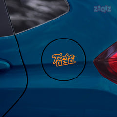 Bold Design Diesel Fuel Notice Sticker