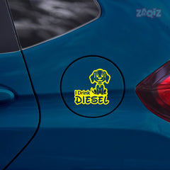 Clear Diesel Label for Car