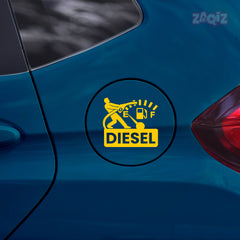Weatherproof Diesel Decal for Safety