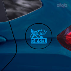 Weatherproof Diesel Decal for Safety