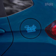 Minimal Design Diesel Tank Label Decal