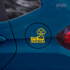 Clear Diesel Label for Car
