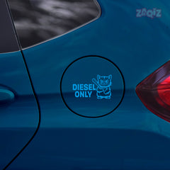 Diesel Fuel Cap Warning Sticker