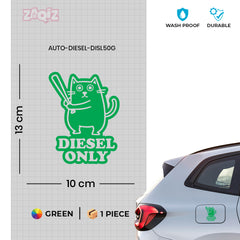 Easy-to-Apply Diesel Tank Label