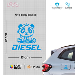 Diesel Only Vinyl Decal for Cars & Trucks
