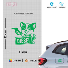 Diesel Tag for Car and Bike Tanks