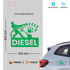 Weatherproof Diesel Decal for Safety