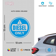 Diesel Indicator Sticker for Cars & Bikes