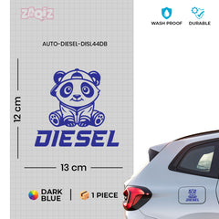Diesel Only Vinyl Decal for Cars & Trucks