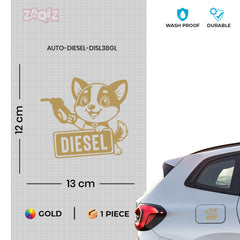 Diesel Tag for Car and Bike Tanks