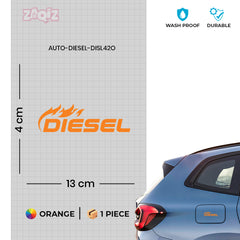 Easy Peel Diesel Sticker for Quick Application
