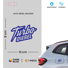 Diesel Sticker for Vehicle Safety Use