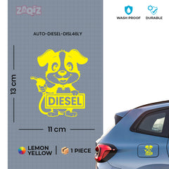 Essential Diesel Sticker for Fuel Tanks